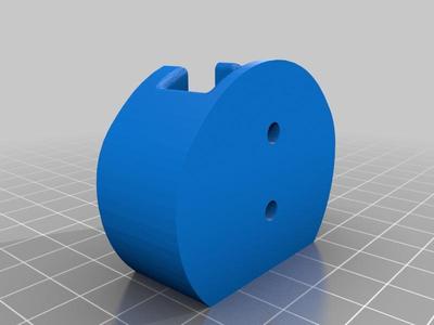 Mount with screw holes for Universal Ultimaker 2(+) Spool Holder