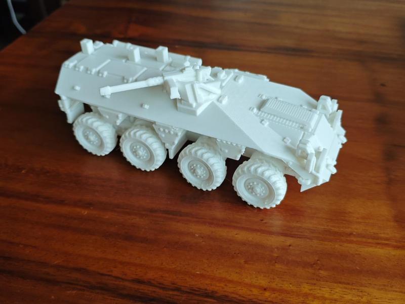 Armored Personnel Carrier Model Articulated Car Model 3 Off-Road Vehicle Six-Wheeled One-Click Printing Beginner-Friendly Boys Toy Gift