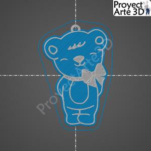 Multicolor keychain - Teddy Bear