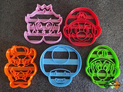 MARIO BROS FACE COOKIE CUTTER