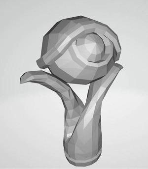 Shell Trophy Mario Kart Lowpoly
