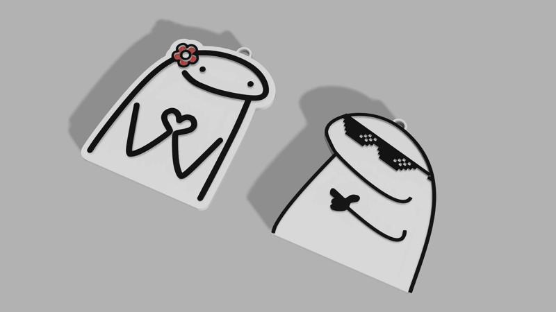 Flork key ring to share