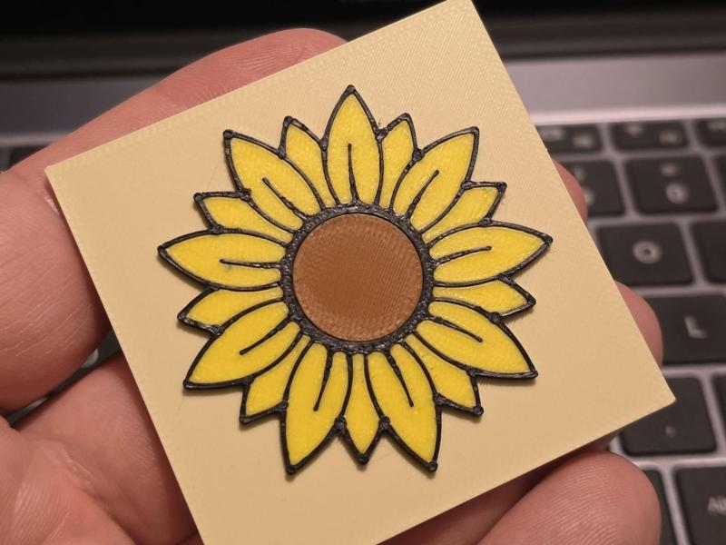 Sunflower - Refrigerator Magnet