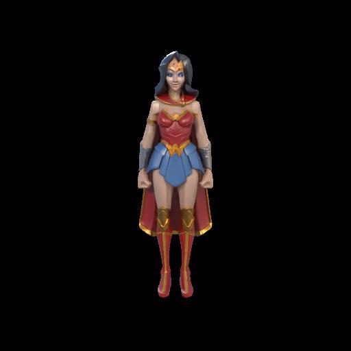 WonderWoman Pop Mart 3D Model – Heroine Figurine