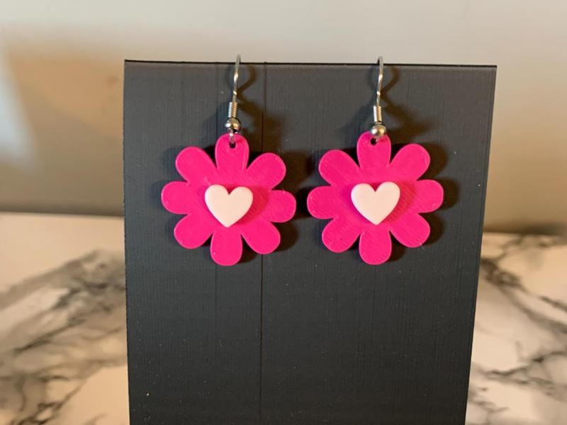 flower earrings