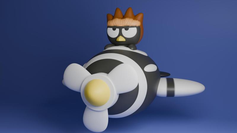 Badtz-Maru airplane set