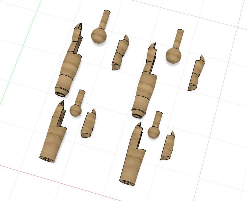 Ball arms for dress image