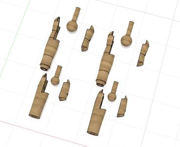 Ball arms for dress image