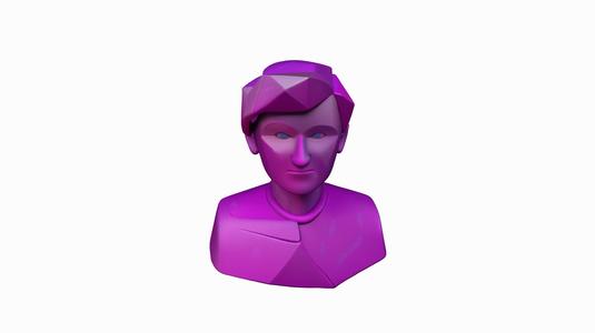 Bust Pop Art Statue