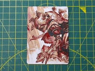 MTG Commander Deck Box inlay Goblin HueForge