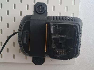 DeWalt DCB105 Skadis Charger Mount (T-Clip)