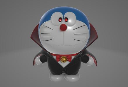 Vampire Doraemon Statue