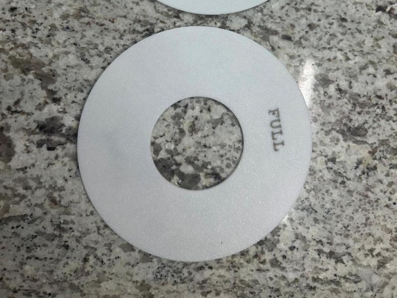 RV Propane Tank Labels for in use, full, empty
