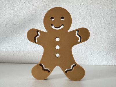 Gingerbread figure for display
