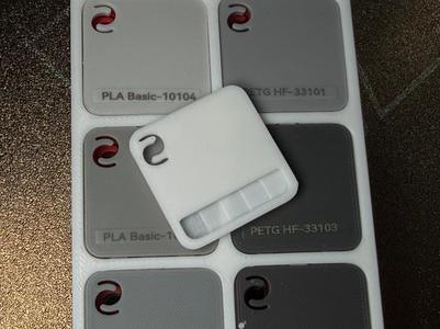 Filament Swatch with Transparency - Snug Fit