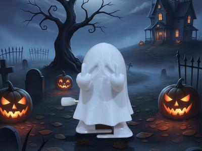 Wind-Up Walking Middle Finger GHOST