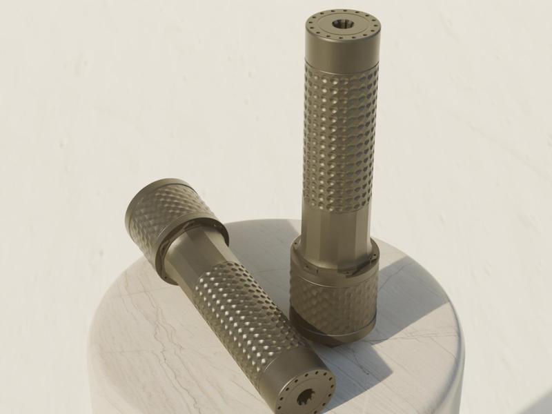 Custom Airsoft Mock PBS-ALPHA Suppressor
