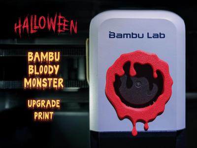 X1C - P1S/P Toolhead fan cover - Bloody Monster
