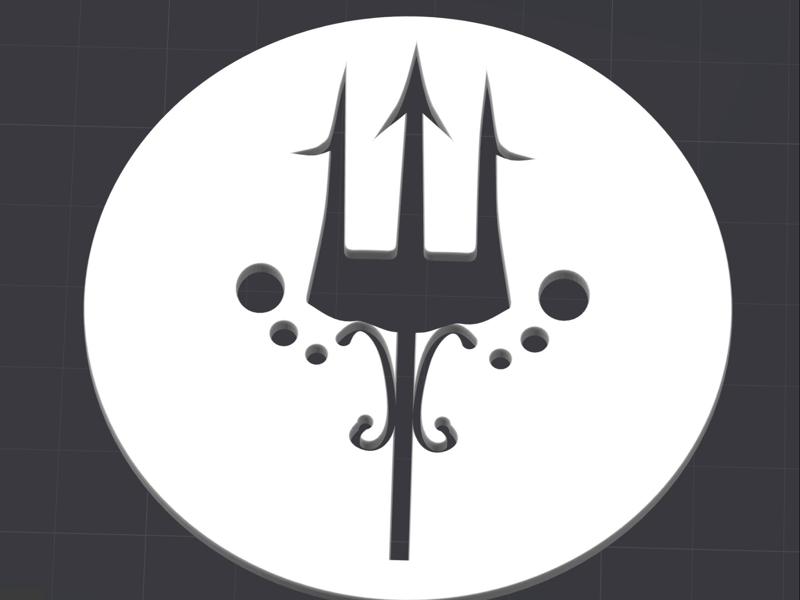 Trident Coaster – Decorative and practical accessory