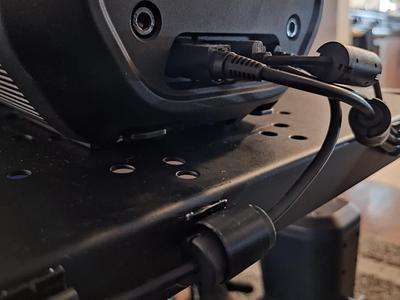 Ferrite bead wire mount