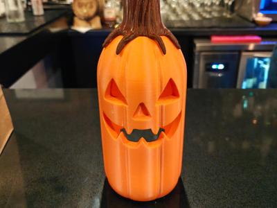 Happy Wine Jack O Lantern
