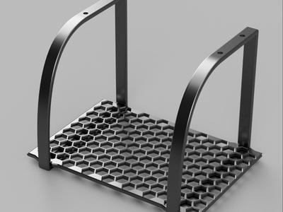 Undertable cable tray