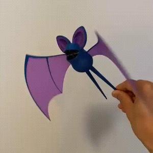 Zubat multicolour with flexible wings. No AMS