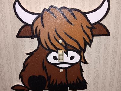 Highland Cow Light Switch Cover Plate