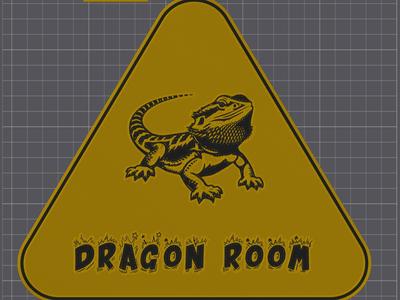 Dragon room sign