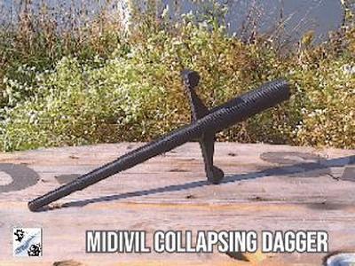 Midivil Collapsing Dagger | Print In Place 