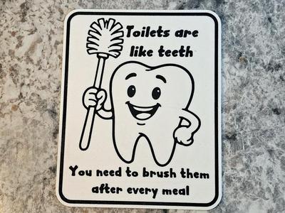 Toilets Are Like Teeth