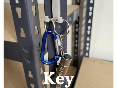 Key / Keychain Organizer Hook — Heavy-Duty Shelf