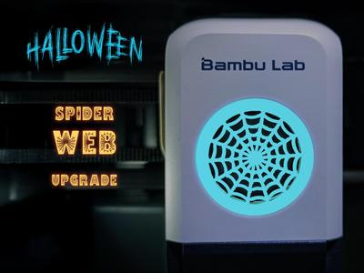 X1C - P1S/P Toolhead fan cover - Spider web