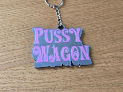 Pussywagon Pussy Wagon Keychain v2.5