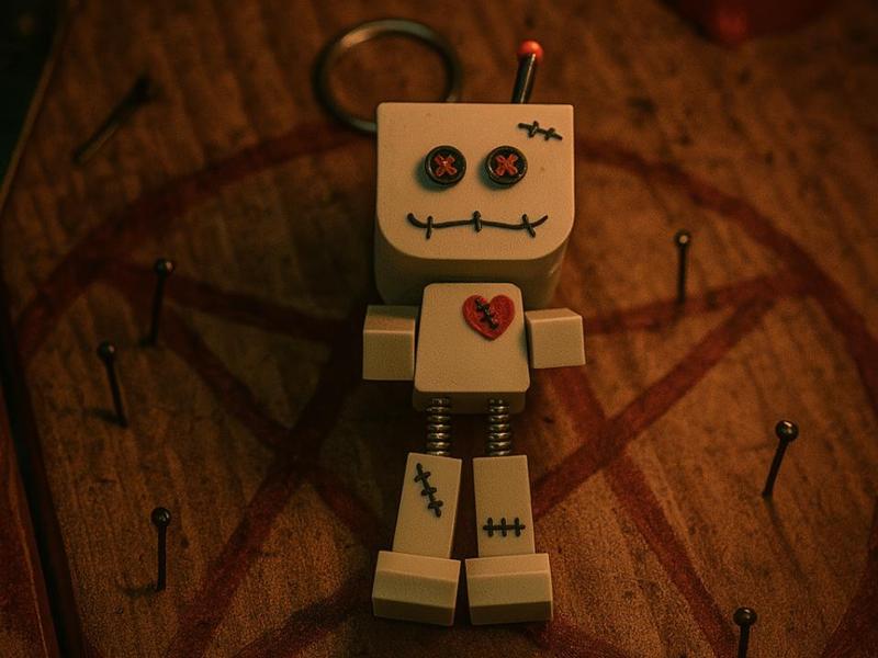Shaking Voodoo Doll - Keychain Edition