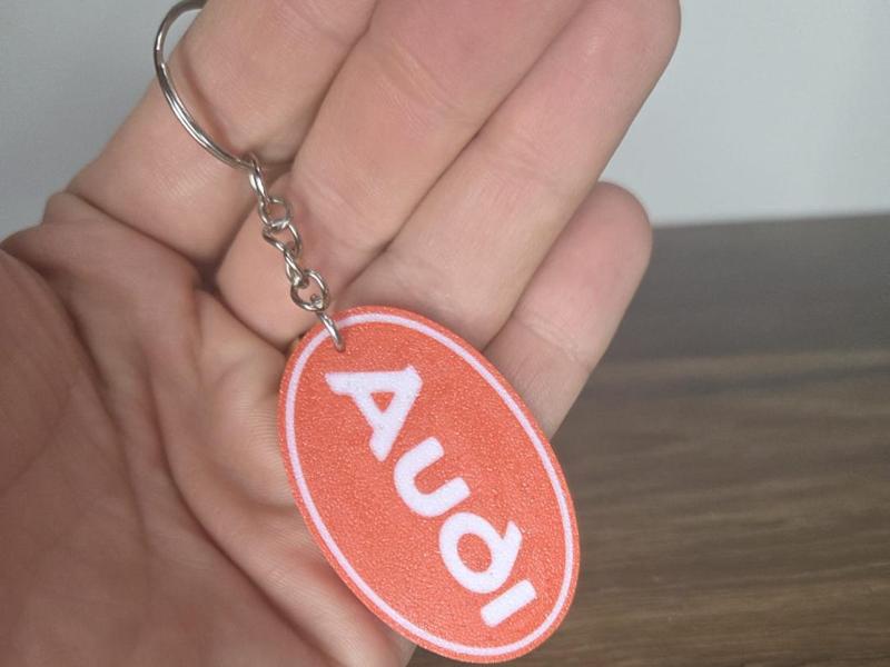 Audi Retro Keychain