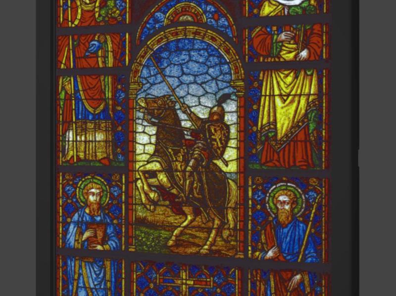 Duke John I of Brabant stained glass window