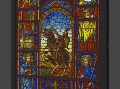 Duke John I of Brabant stained glass window