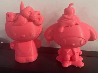 my melody and hello kitty