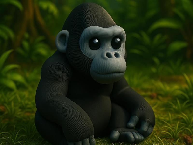 Gorilla Keychain