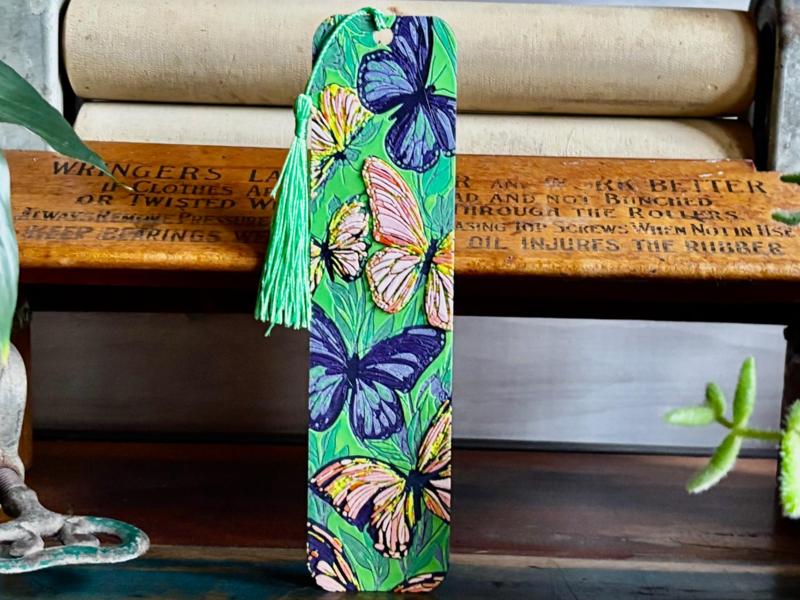 Butterflies bookmark