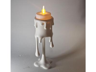 Floating Candle – Melted Wax Effect LED candle