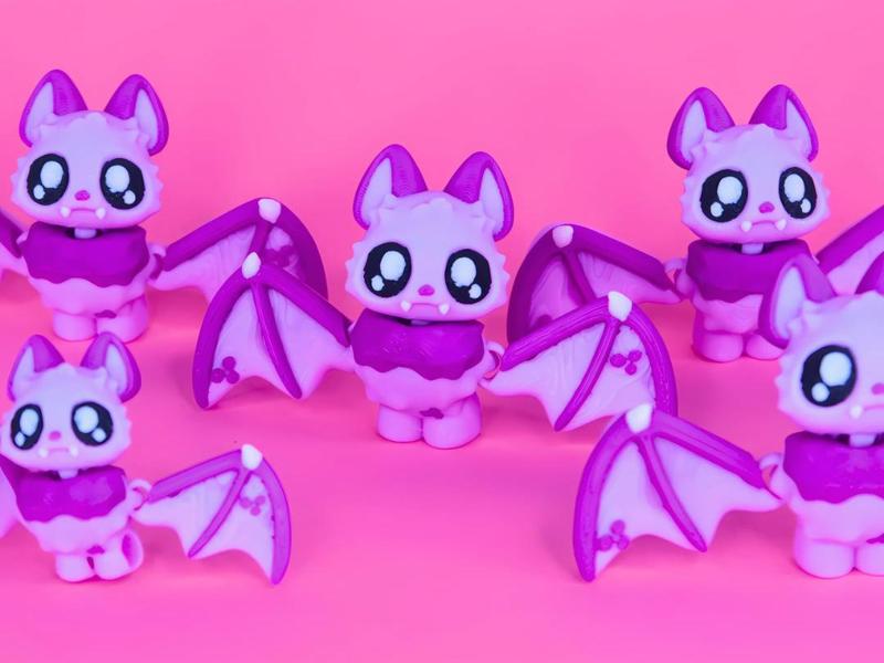 Free Flexi Cute Halloween Bat Fidget 