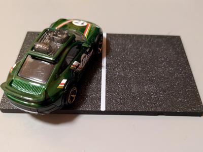 road for model cars, straight, short  (hot wheels)