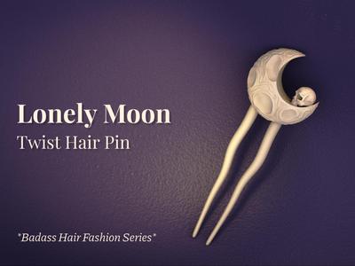 Lonely Moon - Twist Hairpin