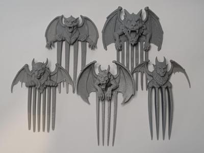 Gargoyle Hair Combs