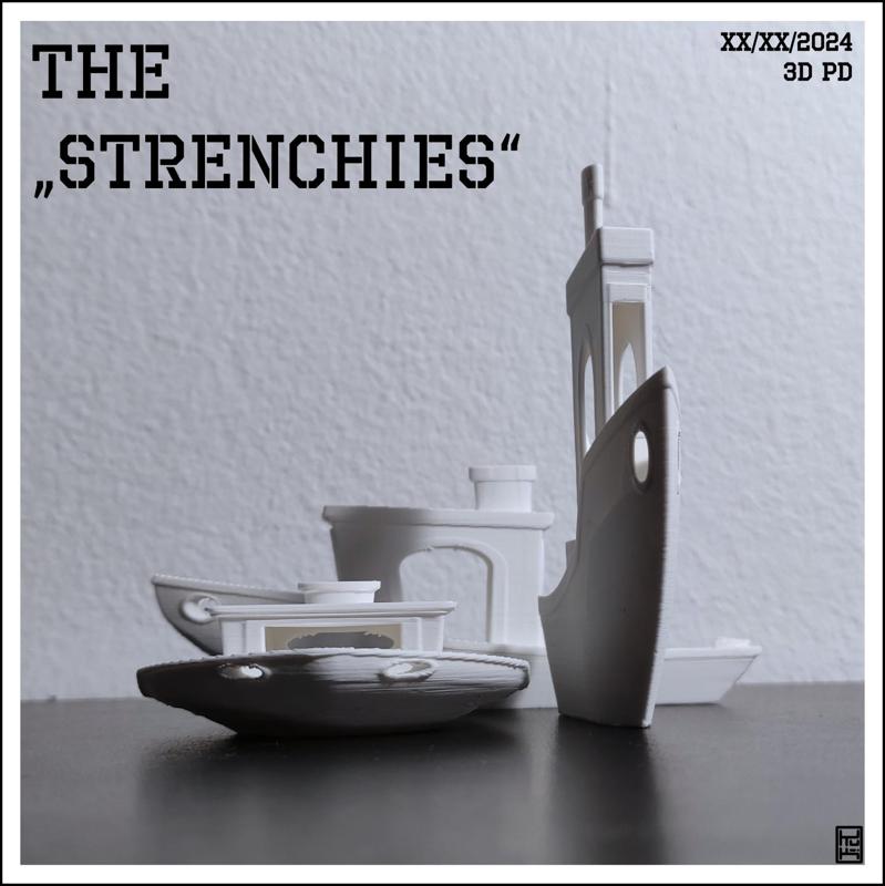 "The Strenchies", a stretched #3DBenchy collection, wide, long and tall Benchy
