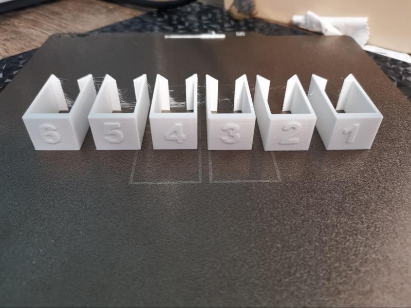 Treadle Markers 1-6 for Jackloom Leclerc Artisat