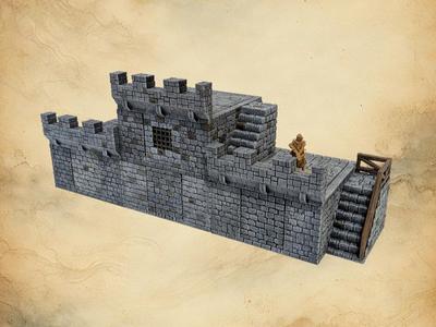 Forgotten Village 1C - Modular Fortified Wall