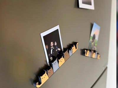 Fridge Cat Photo Clip Cat Fridge Sticker